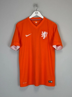 Relaxed Neckline 2014/15 NETHERLANDS HOME SHIRT (M) NIKE
