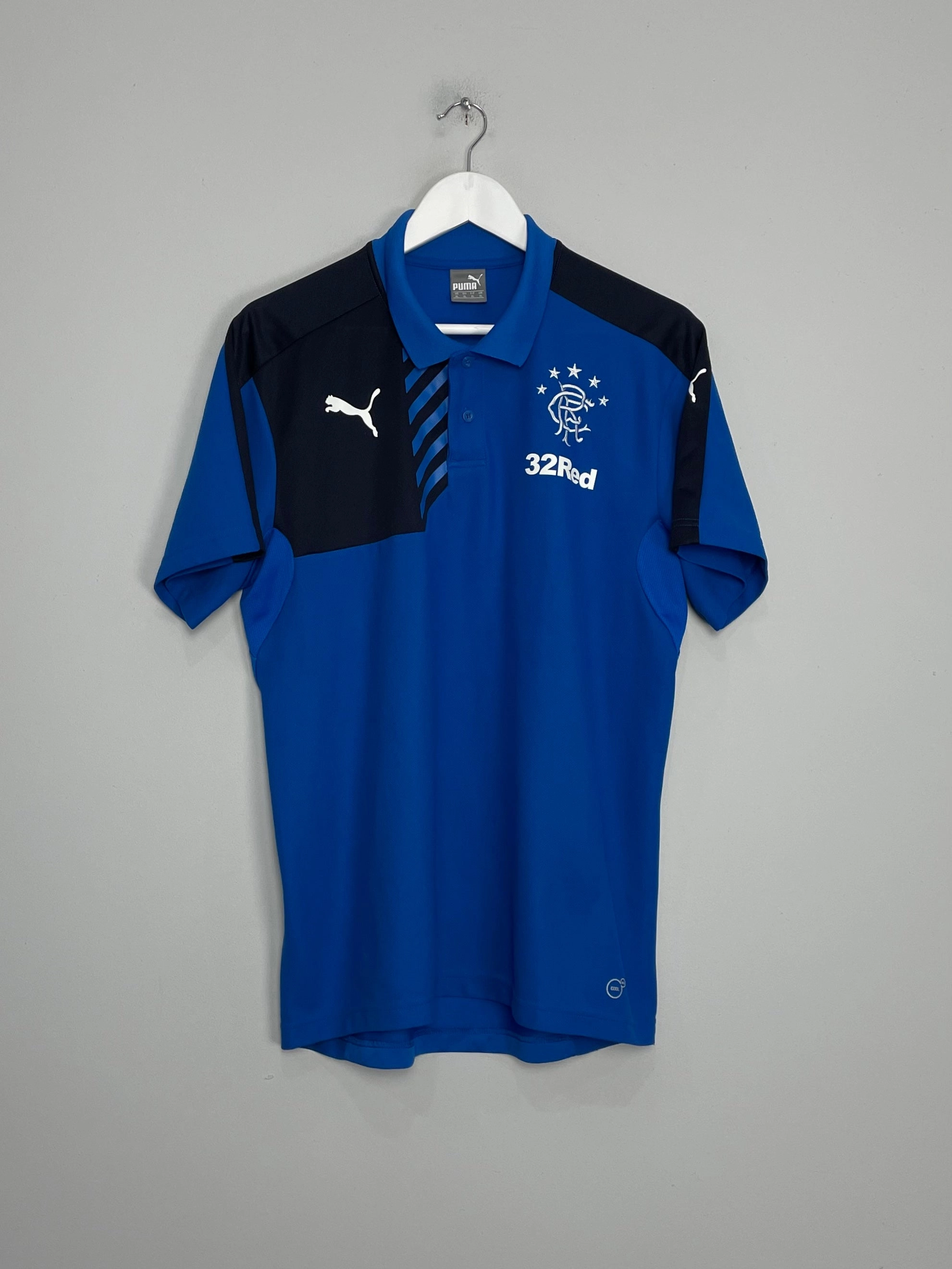 Rapid Evaporation Build Drop Tail Hem 2014/15 RANGERS POLO SHIRT (XL) PUMA