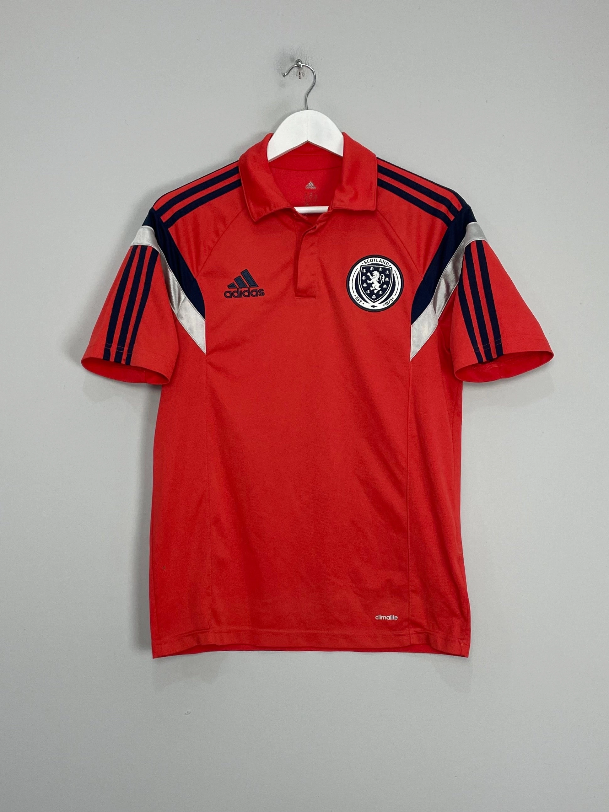 Thermoregulating Lining 2014/15 SCOTLAND POLO SHIRT (M) ADIDAS