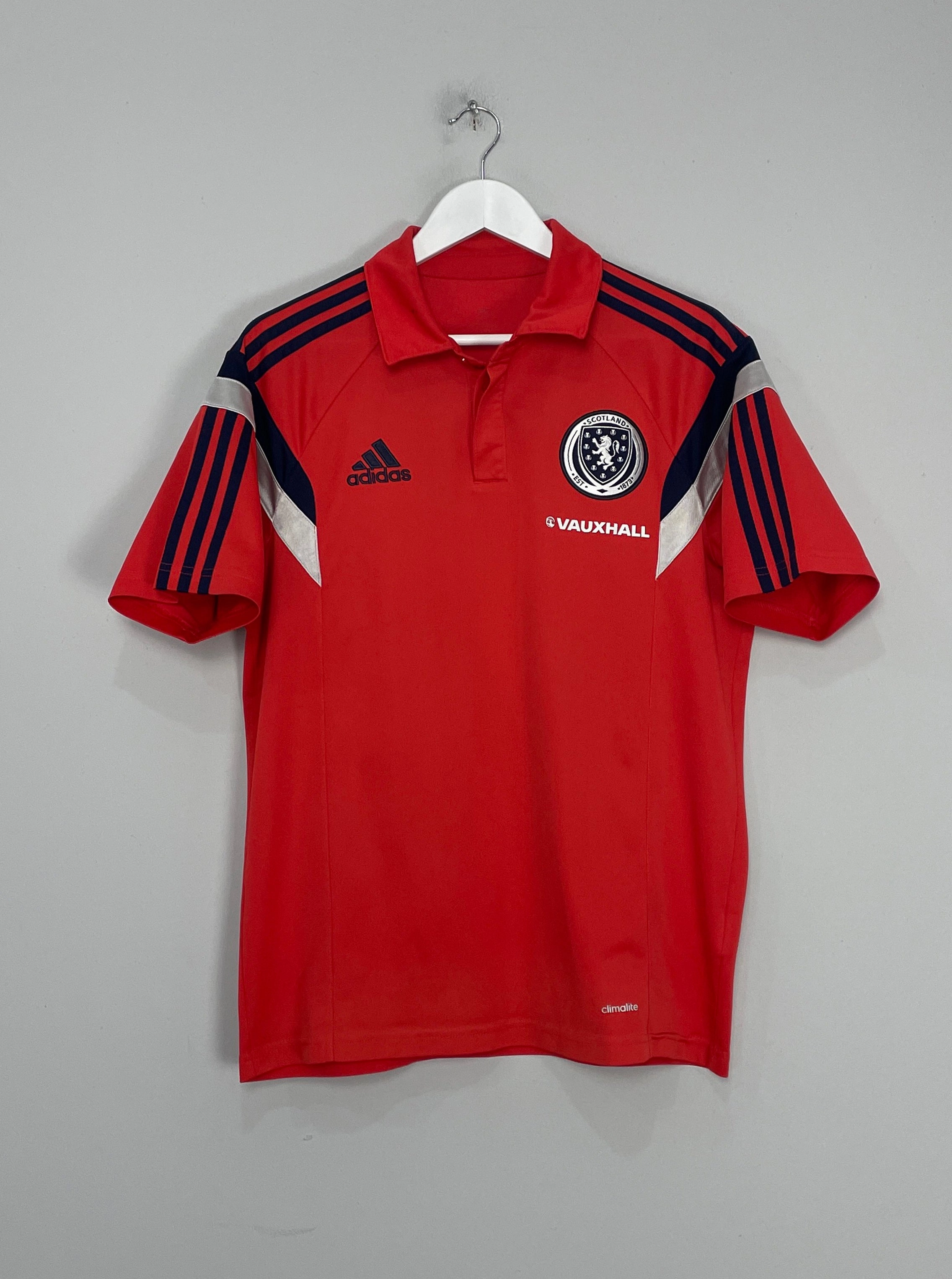 Chic Comfort High Performance 2014/15 SCOTLAND POLO SHIRT (M) ADIDAS
