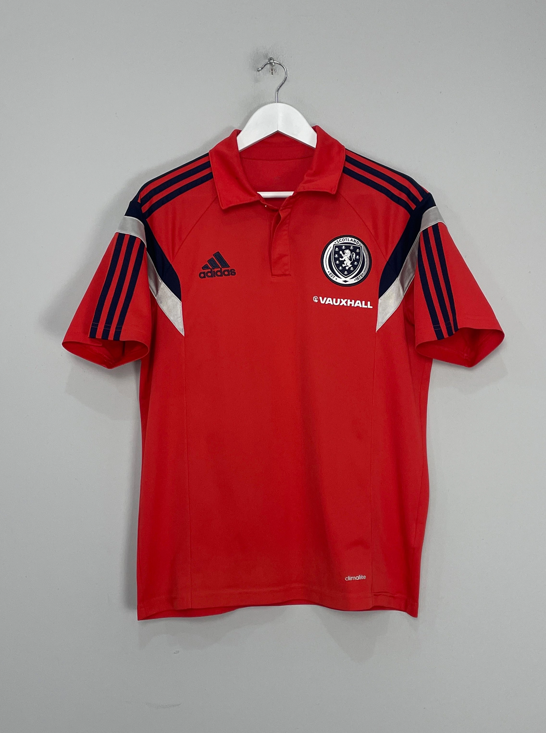 Air Ready 2014/15 SCOTLAND POLO SHIRT (M) ADIDAS