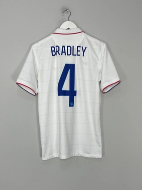 Active Design Soft Brushed Interior 2014/15 USA BRADLEY #4 HOME SHIRT (M) NIKE