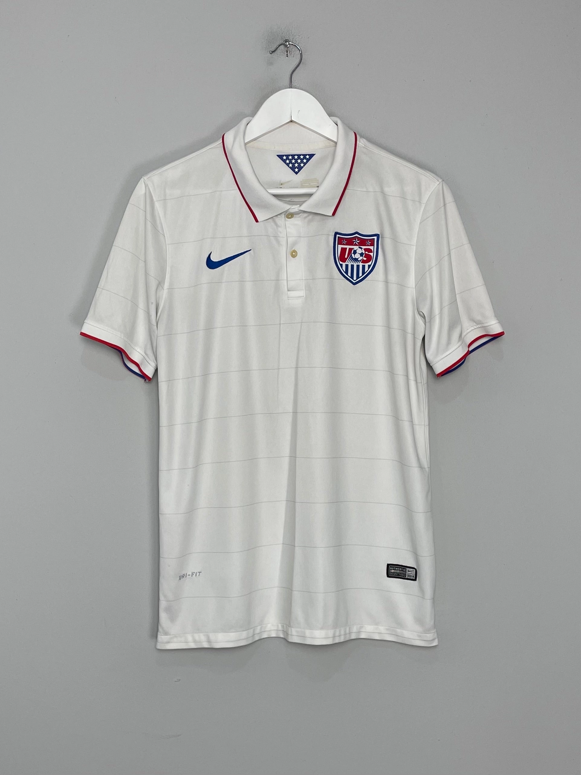2014/15 USA HOME SHIRT (M) NIKE Soft Texture Fitness Apparel