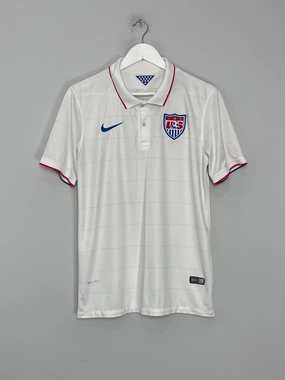 2014/15 USA HOME SHIRT (M) NIKE Soft Texture Fitness Apparel
