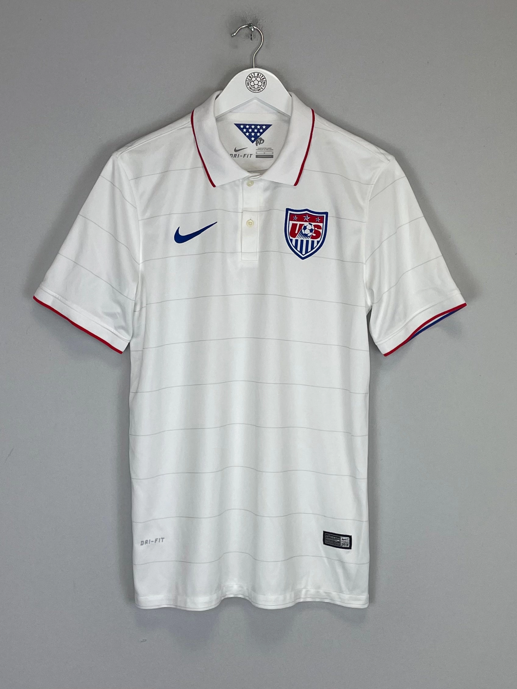 2014/15 USA HOME SHIRT (M) NIKE Anti Microbial Finish Base Movement