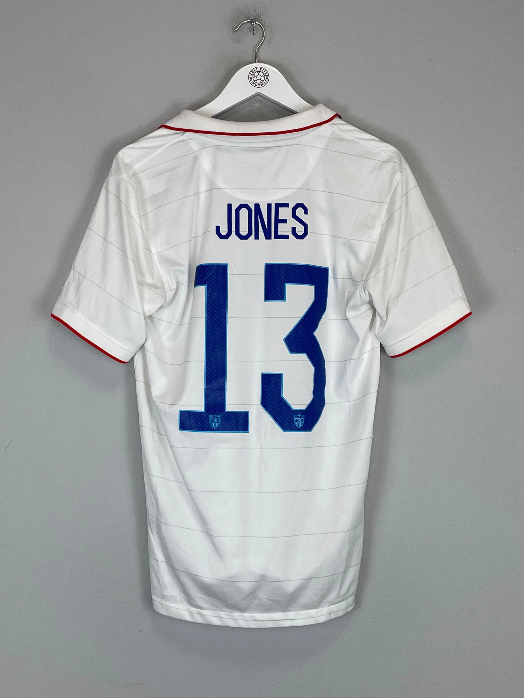 Odor Control Treatment Durable Double Stitched 2014/15 USA JONES #13 HOME SHIRT (M) NIKE