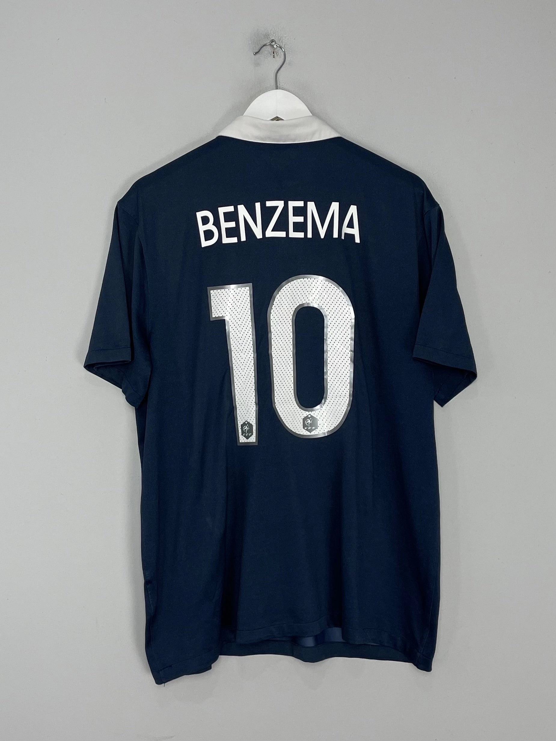 2014/16 FRANCE BENZEMA #10 HOME SHIRT (XL) NIKE subtle style Shape Retention Fabric