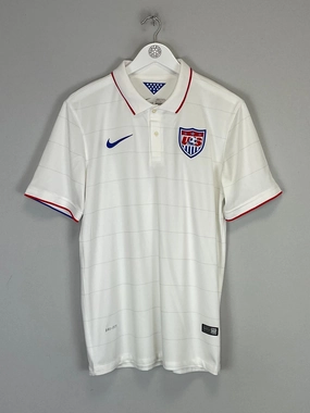 2014 USA HOME SHIRT (M) NIKE Easy Motion Slim Fit Design