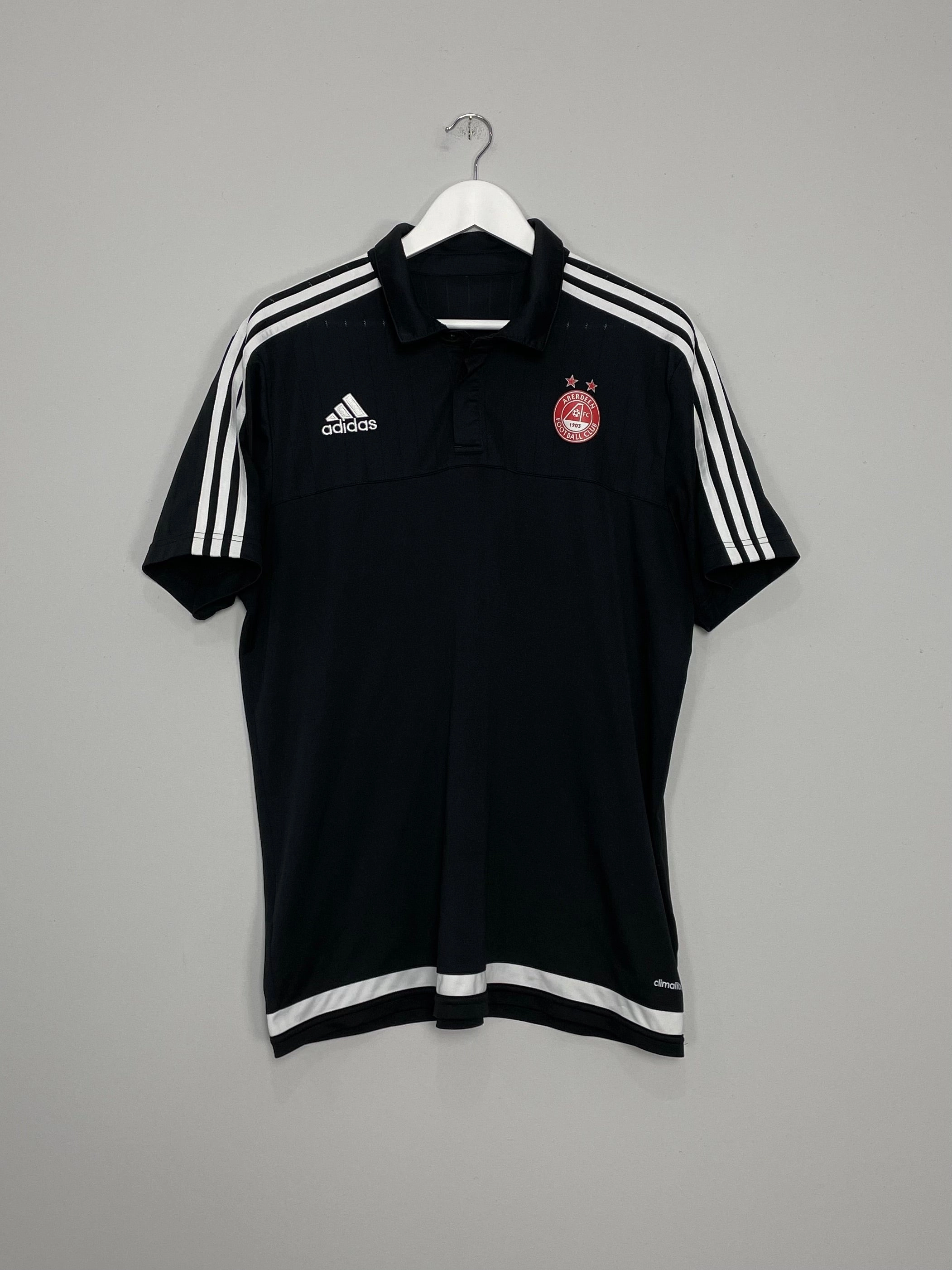 2015/16 ABERDEEN POLO SHIRT (XL) ADIDAS Heat Ready Essential Fit
