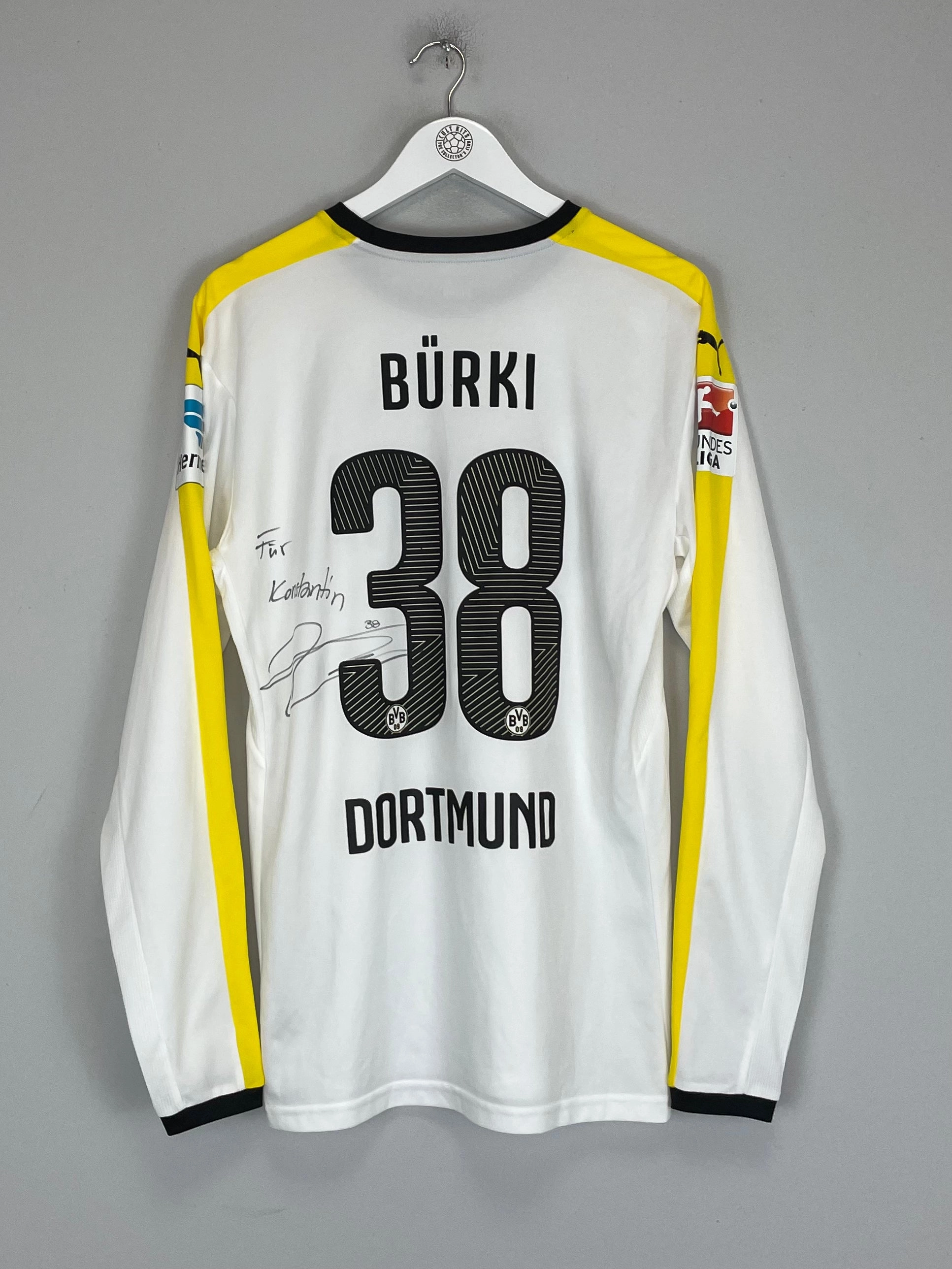 Versatile Outfit Easy Fit 2015/16 DORTMUND BURKI #38 *MATCH ISSUED   SIGNED* GK SHIRT (L) PUMA