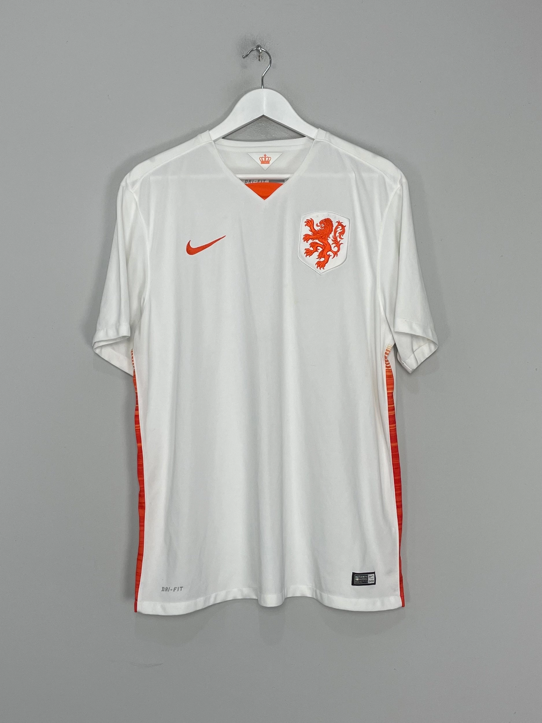 2015/16 NETHERLANDS AWAY SHIRT (XL) NIKE Moisture Lock Reservoir Vivid Pattern