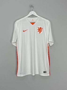 2015/16 NETHERLANDS AWAY SHIRT (XL) NIKE Moisture Lock Reservoir Vivid Pattern