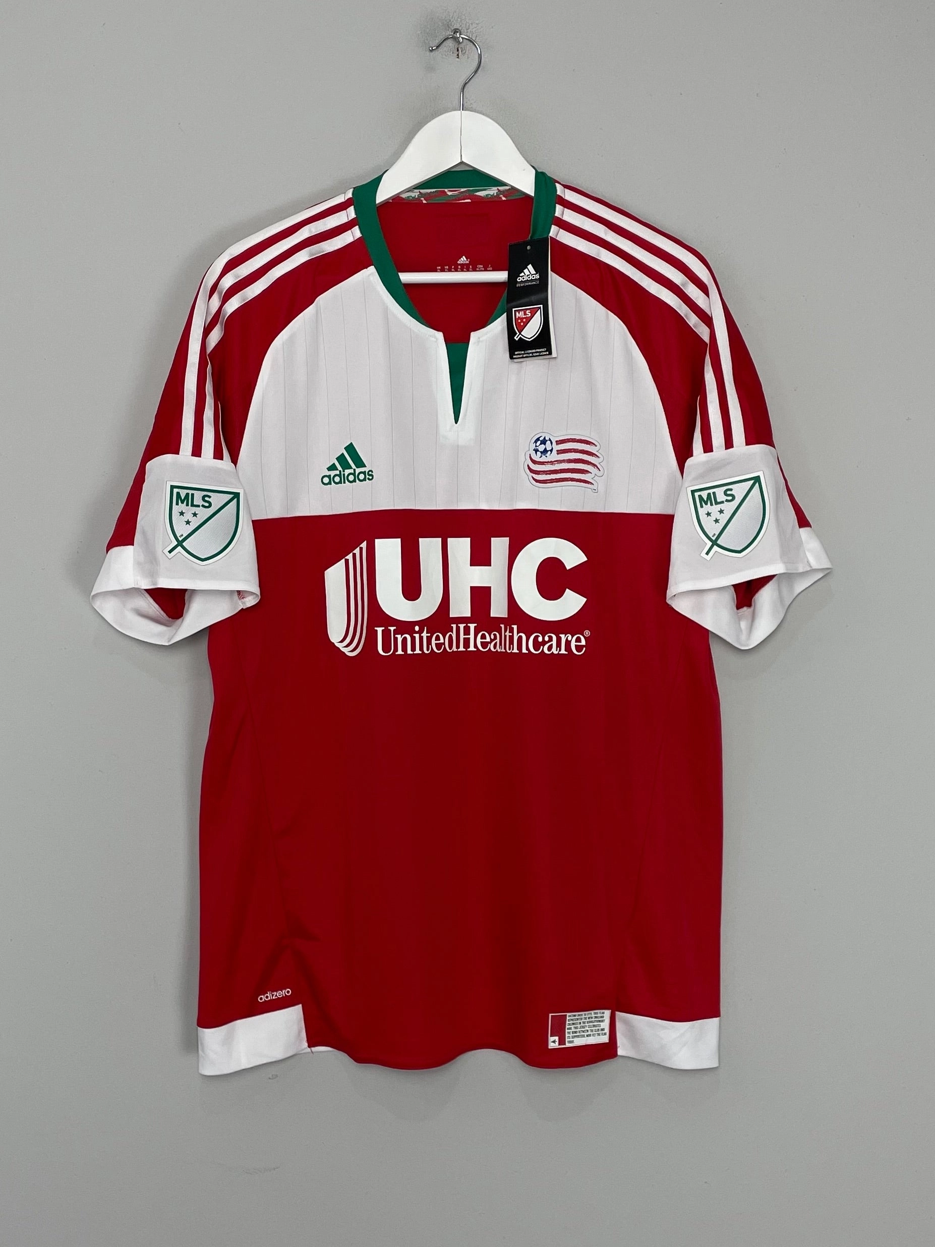 Ultra Comfort No Bulk 2015/16 NEW ENGLAND REVOLUTION *BNWT* AWAY SHIRT (XL) ADIDAS