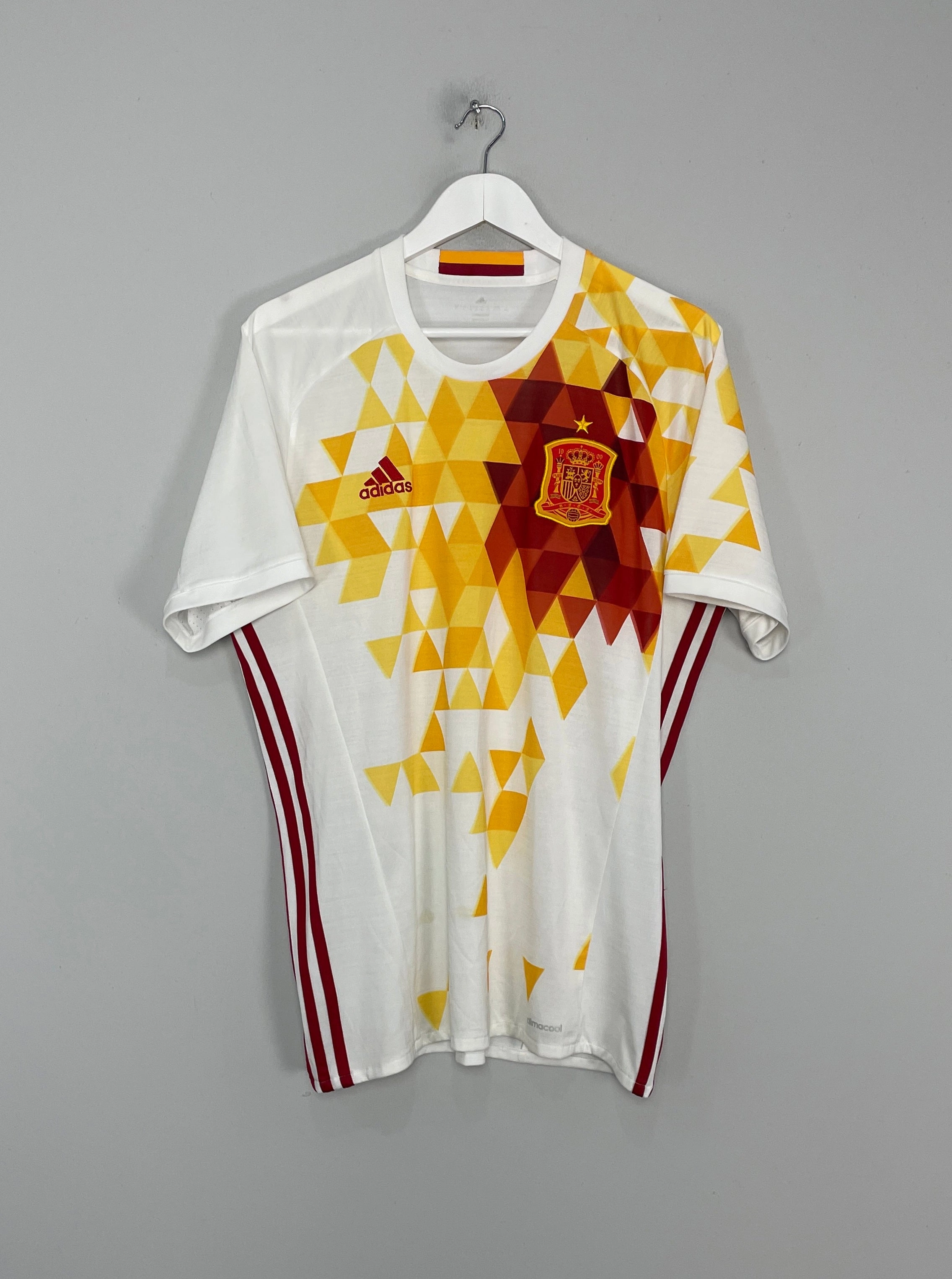 Dry Performance Layered construction 2015/16 SPAIN AWAY SHIRT (XL) ADIDAS