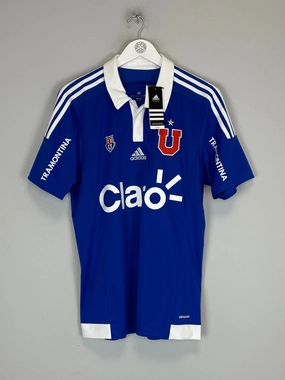 2015/16 UNIVERSIDAD DE CHILE *BNWT* HOME SHIRT (M) ADIDAS Double Stitched Edges Hygroscopic Yarn