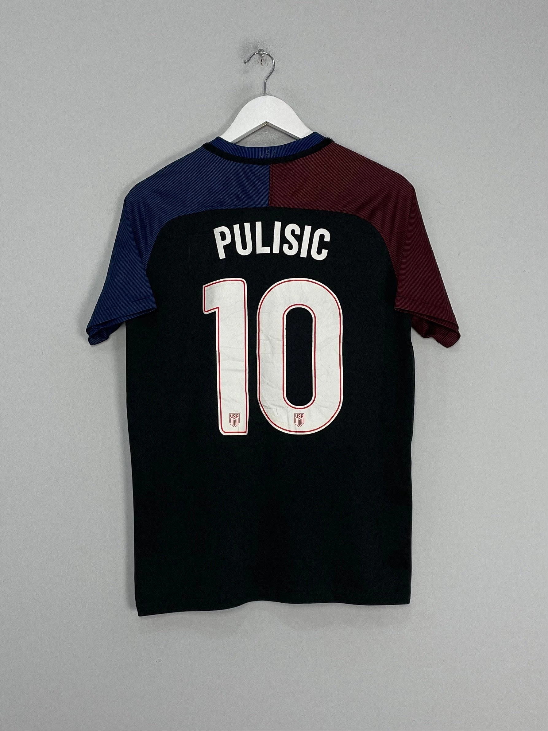 2015/16 USA PULISIC #10 AWAY SHIRT (M) NIKE Dry Layer