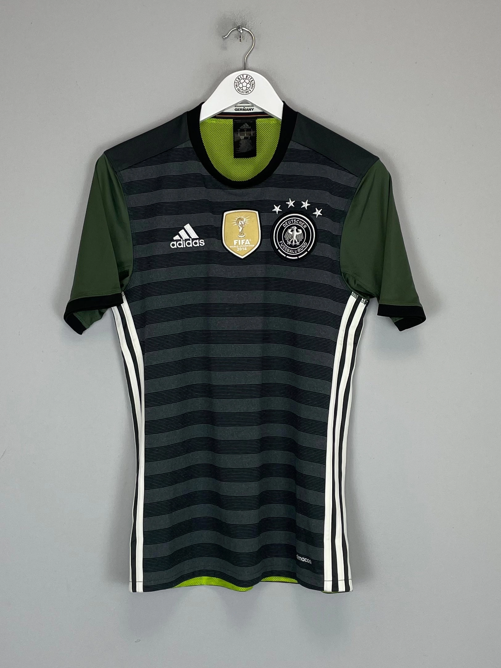 2015/17 GERMANY AWAY SHIRT (S) ADIDAS Non Chafe Edging Everyday Flex
