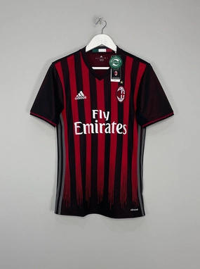 2016/17 AC MILAN *BNWT* HOME SHIRT (S) ADIDAS Breathable Jersey Material All Purpose Athletic Build