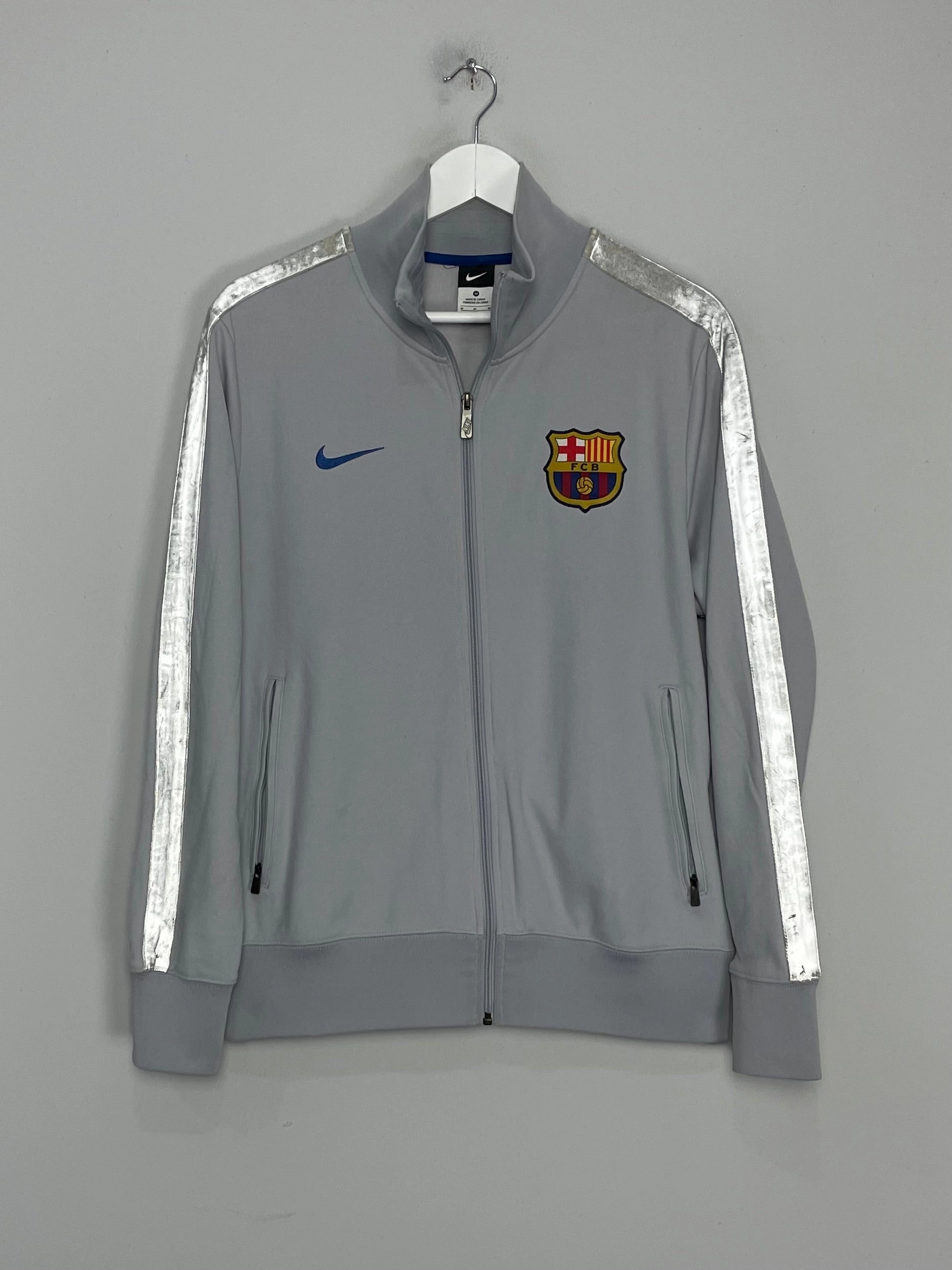2016/17 BARCELONA TRACKSUIT TOP (M) NIKE Zippered Pockets AdjustableDrawcordDesign