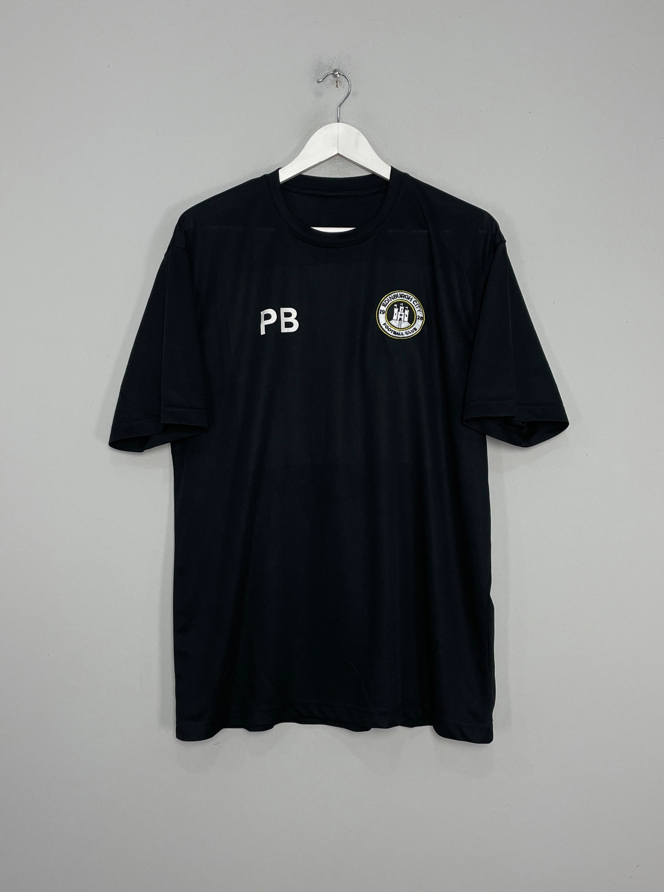 Smooth Lock Stitching Wicking Interior Layer 2016/17 EDINBURGH 'PB' *STAFF ISSUE* TRAINING SHIRT (L) OM