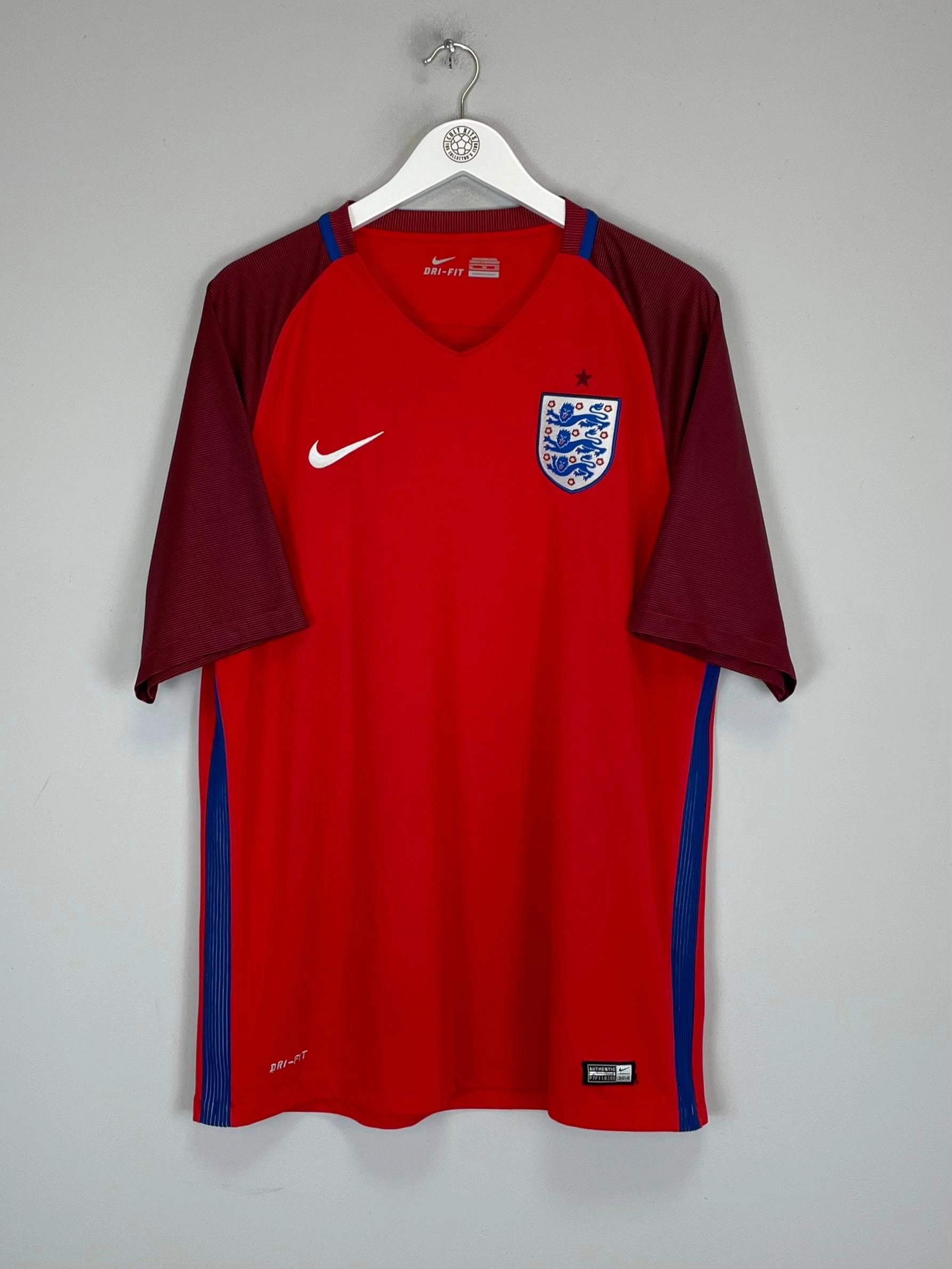 2016/17 ENGLAND AWAY SHIRT (XL) NIKE Quick Movement