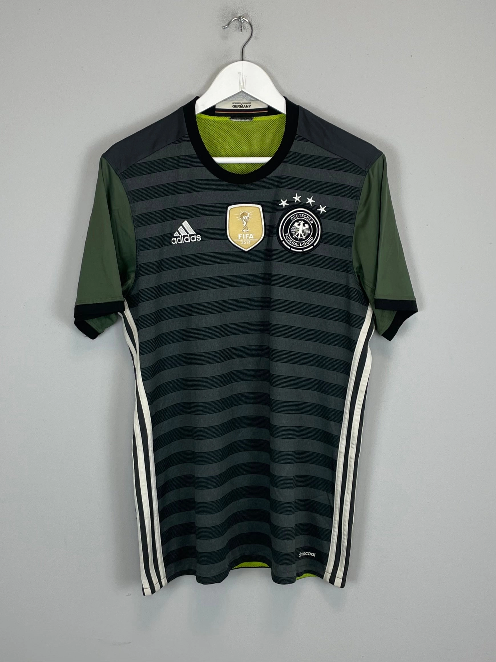 sporty wear Contoured Side Panels 2016/17 GERMANY AWAY SHIRT (M) ADIDAS