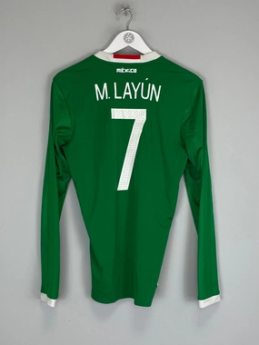 2016/17 MEXICO M.LAYUN #7 L/S HOME SHIRT (S) ADIDAS Flex Foam Reinforced