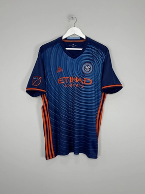 Reflective accents Quick Pullover Design 2016/17 NEW YORK CITY AWAY SHIRT (XL) ADIDAS