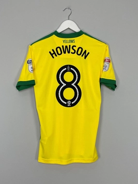 2016/17 NORWICH CITY HOWSON #8 *MATCH ISSUE* HOME SHIRT (M) ERREA Layered Thermal Protection