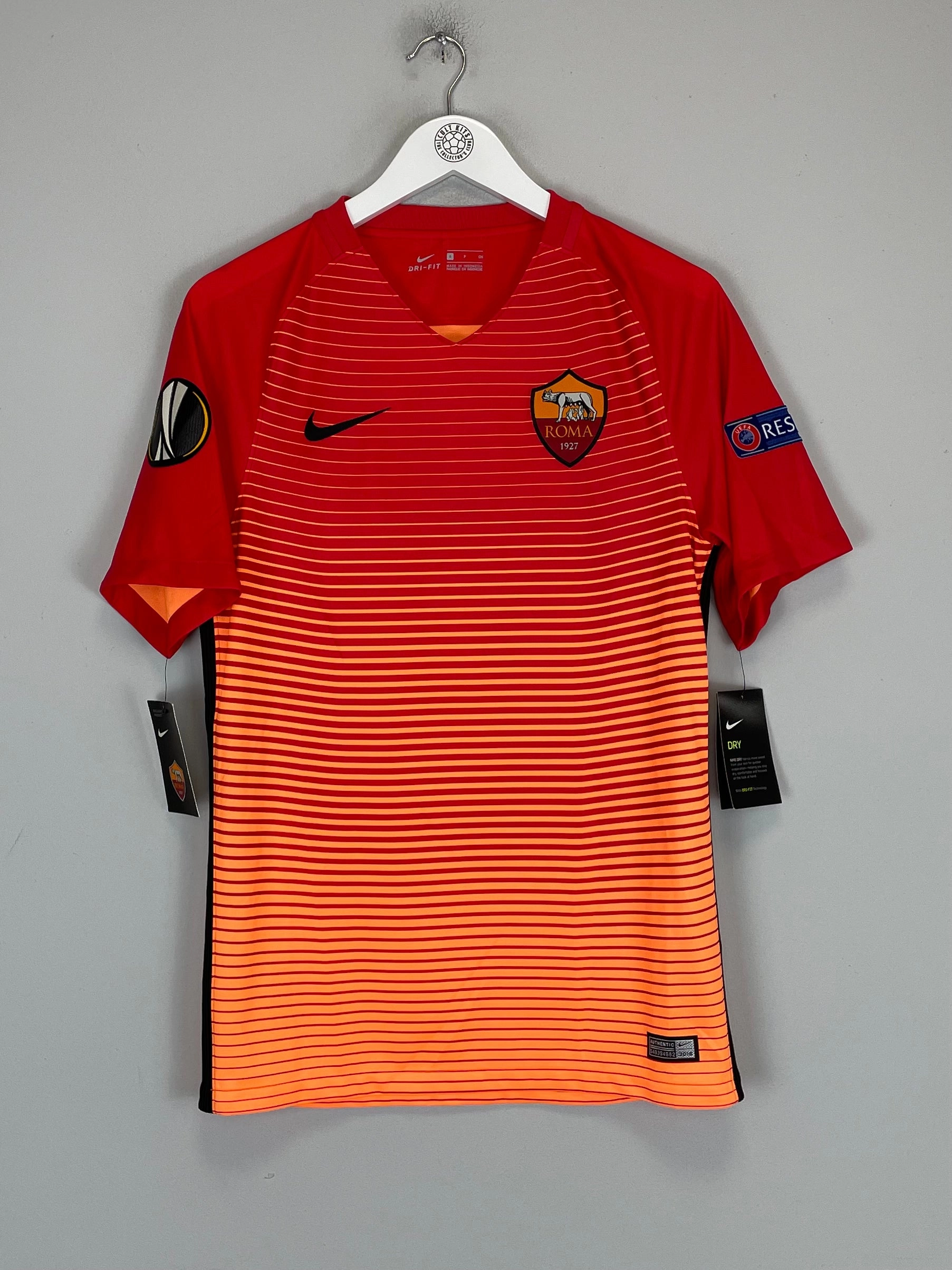 2016/17 ROMA *BNWT* E/L THIRD SHIRT (S) NIKE Lightweight Thermal Fabric Soft Texture