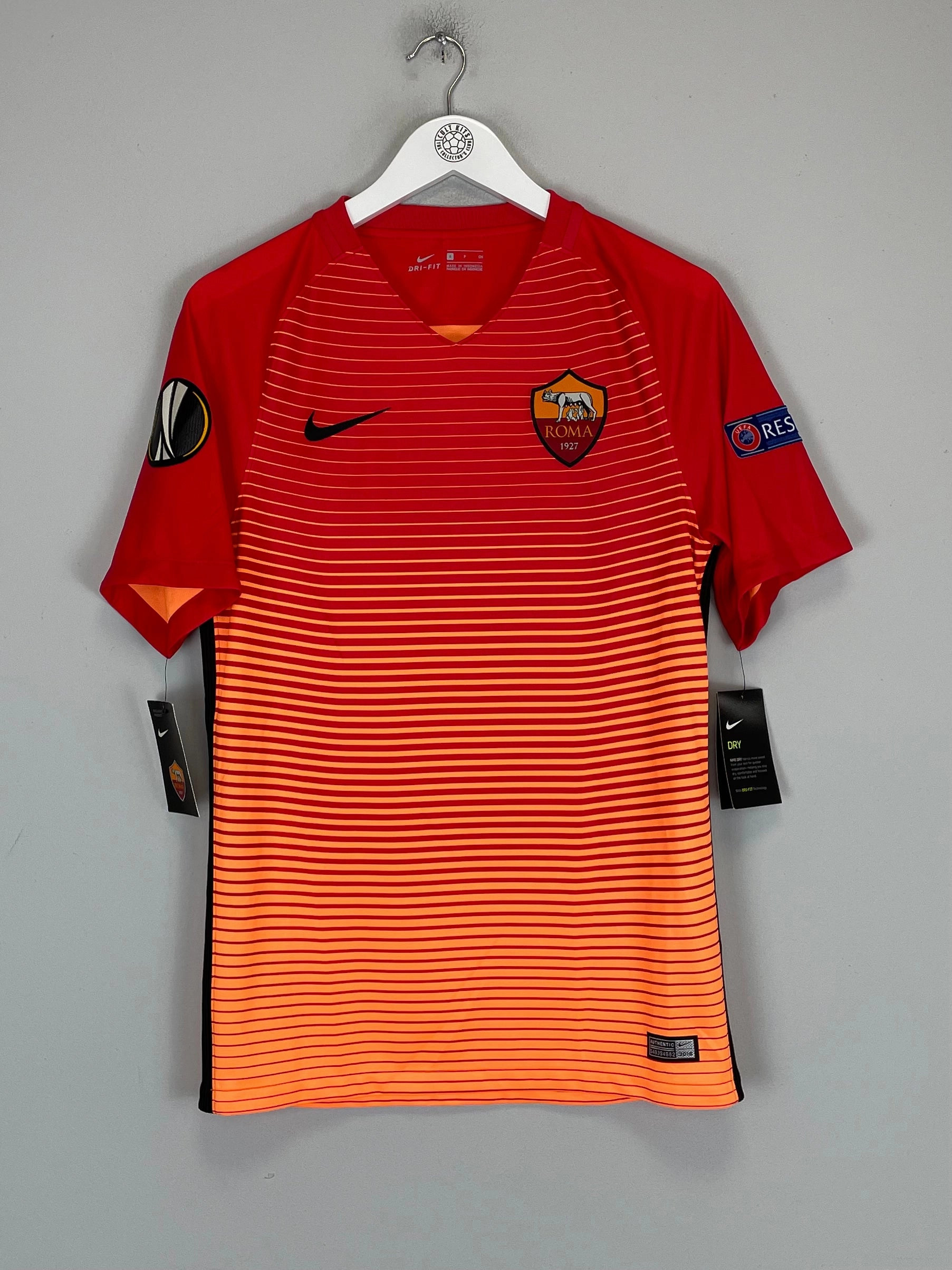 2016/17 ROMA *BNWT* E/L THIRD SHIRT (S) NIKE Sweat Resistant Finish Outdoor Performance
