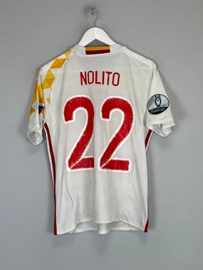 2016/17 SPAIN NOLITO #22 AWAY SHIRT (S) ADIDAS Anti Snag Fabric