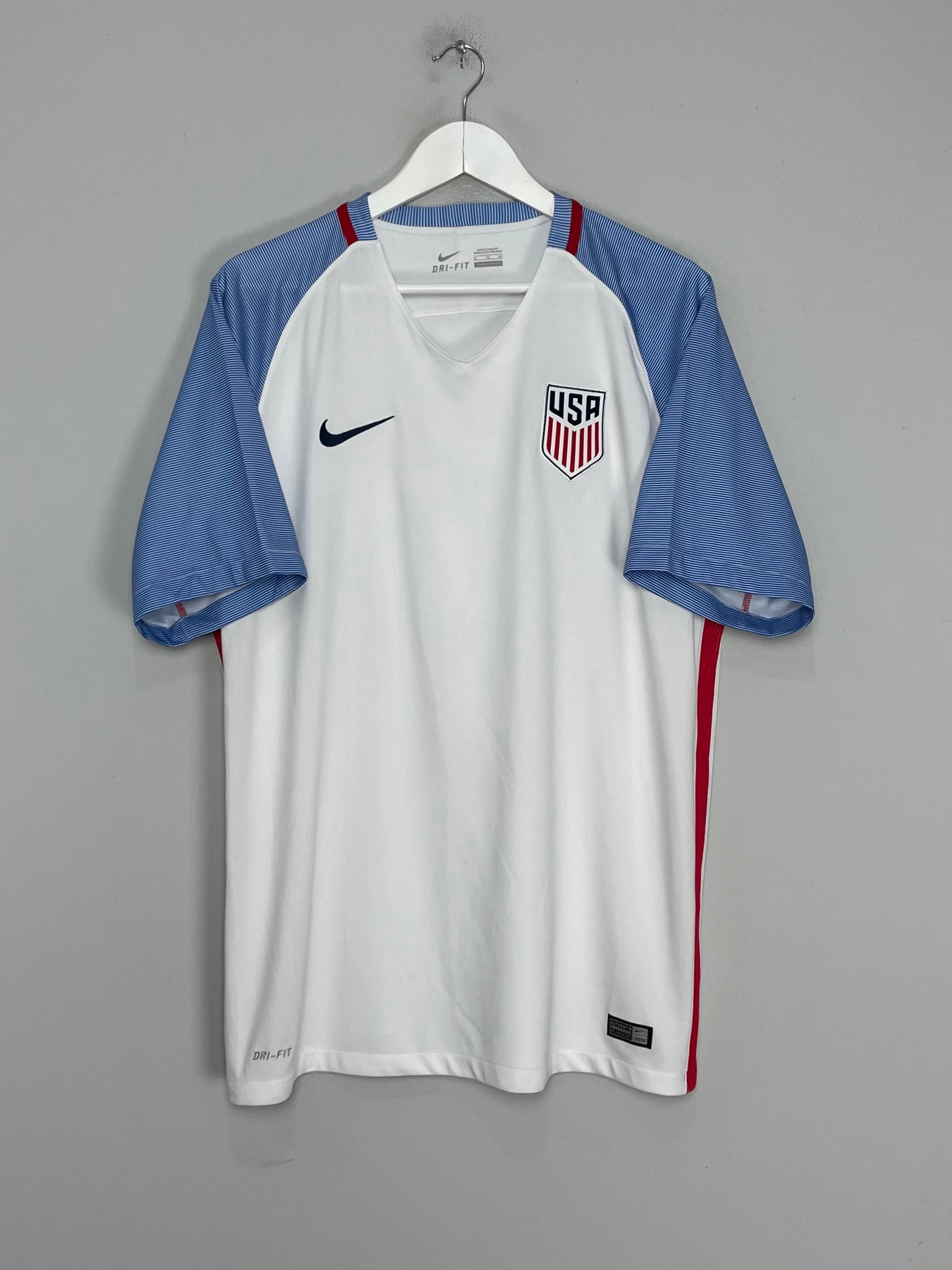 Mesh Paneling 2016/17 USA HOME SHIRT (XL) NIKE