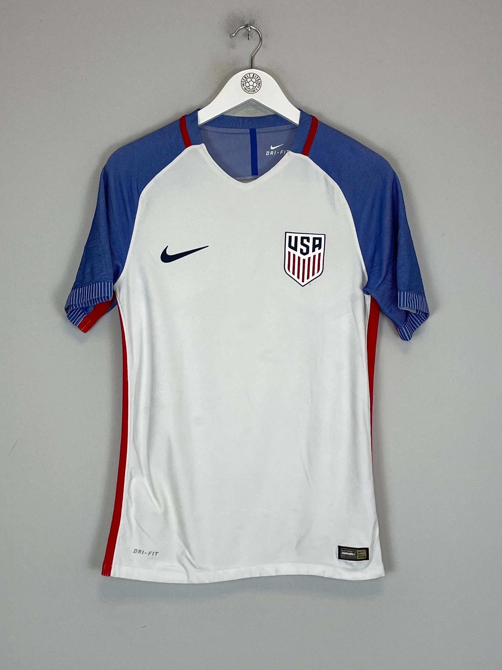 2016/17 USA *PLAYER ISSUE* HOME SHIRT (S) NIKE Non Restrictive Cut Dry Support