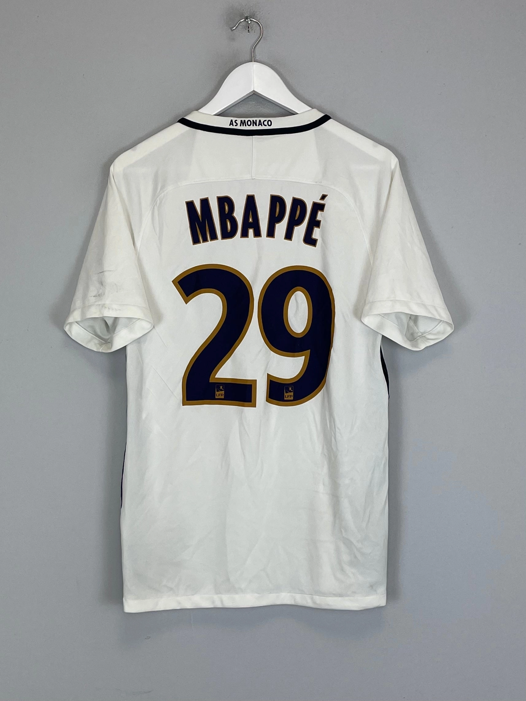 Active Apparel Unstructured Silhouette 2017/18 MONACO MBAPPE #29 AWAY SHIRT (S) NIKE