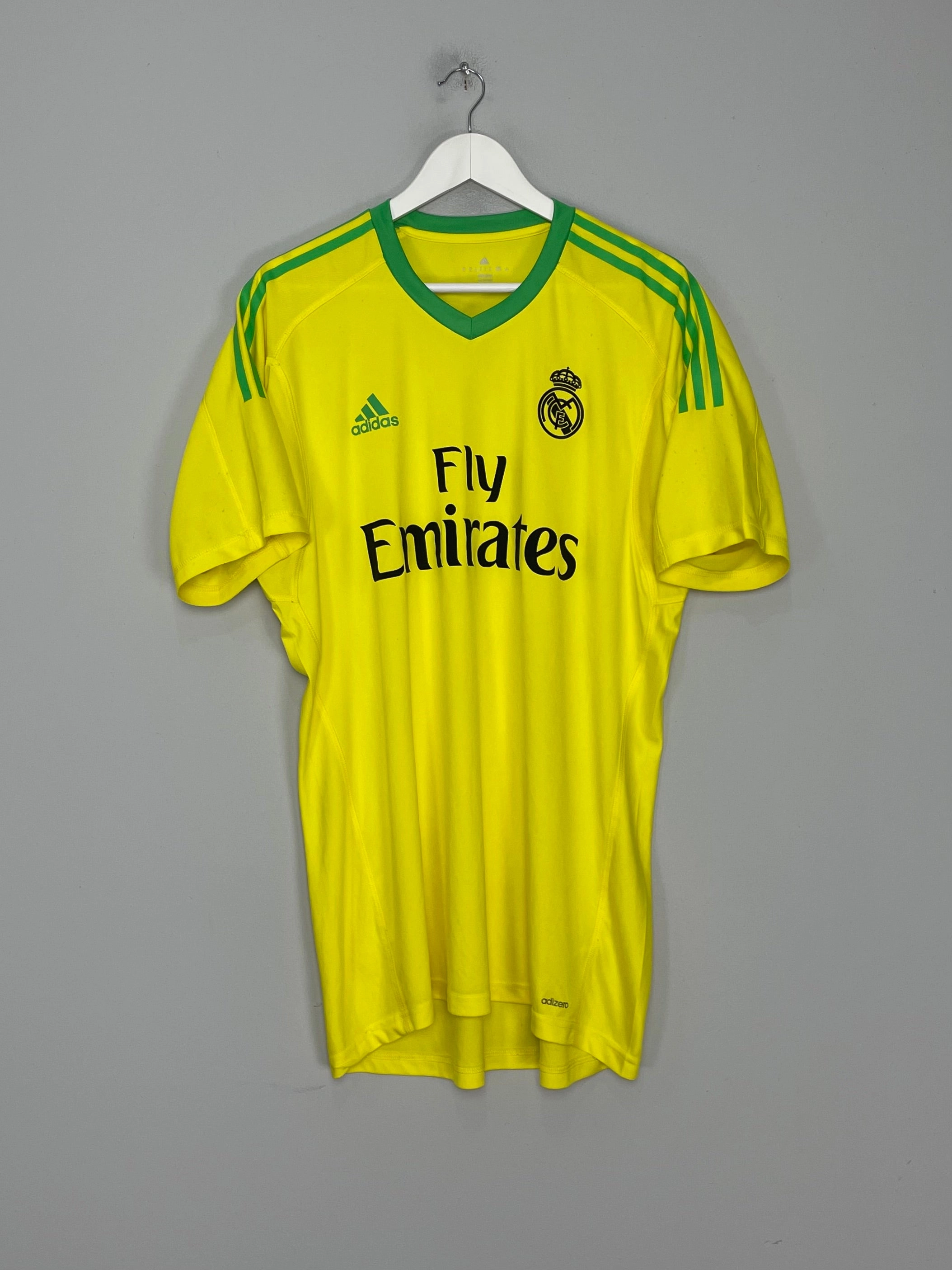 Cooling mesh Garment Dyed Colorfastness 2017/18 REAL MADRID *AUTHENTIC* GK SHIRT (XL) ADIDAS