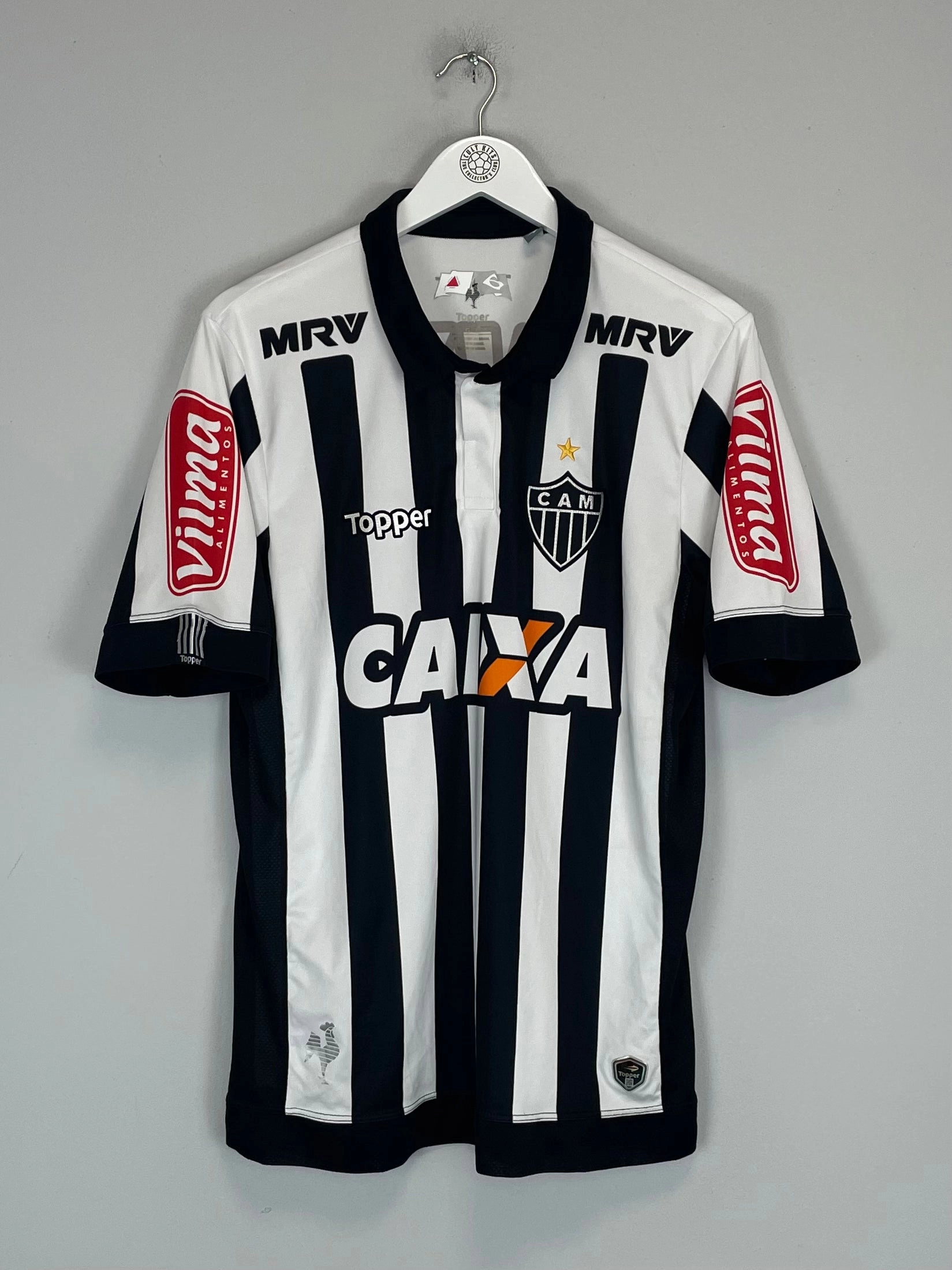 2017 ATLETICO MINEIRO HOME SHIRT (L) TOPPER Moisture Control Fabric Everyday Wear