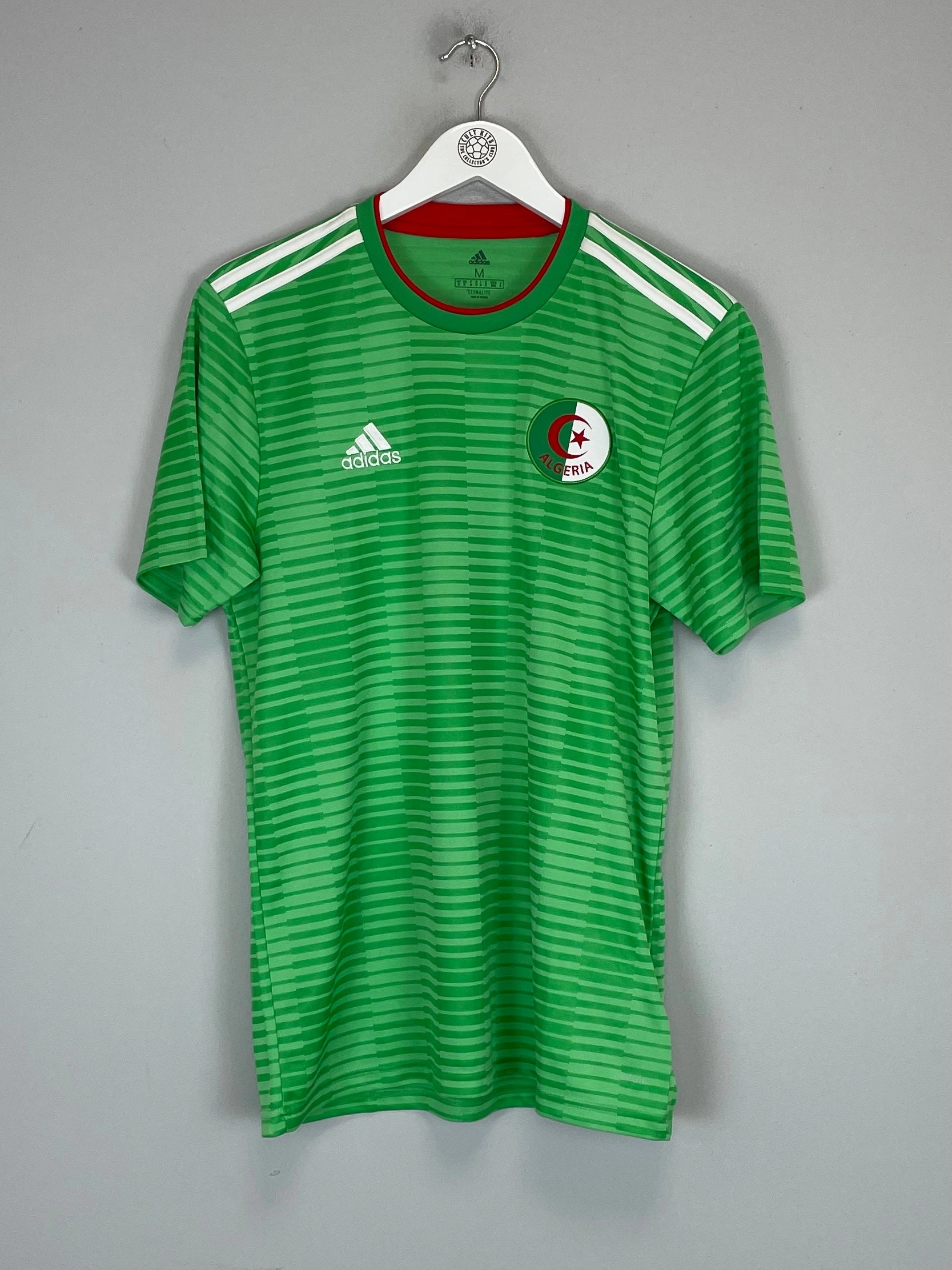 2018/19 ALGERIA AWAY SHIRT (M) ADIDAS Flattering Drop Shoulder Shape Retention Fabric