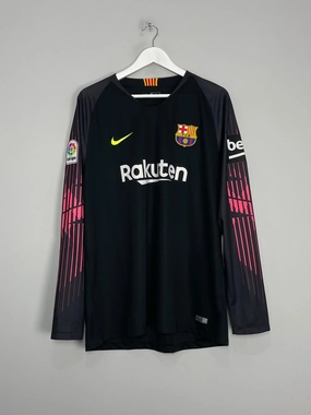 2018/19 BARCELONA GK SHIRT (XL) NIKE Reflective Trim Detail