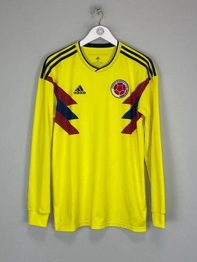 Non Irritating Seamless Edges 2018/19 COLOMBIA L/S HOME SHIRT (M) ADIDAS