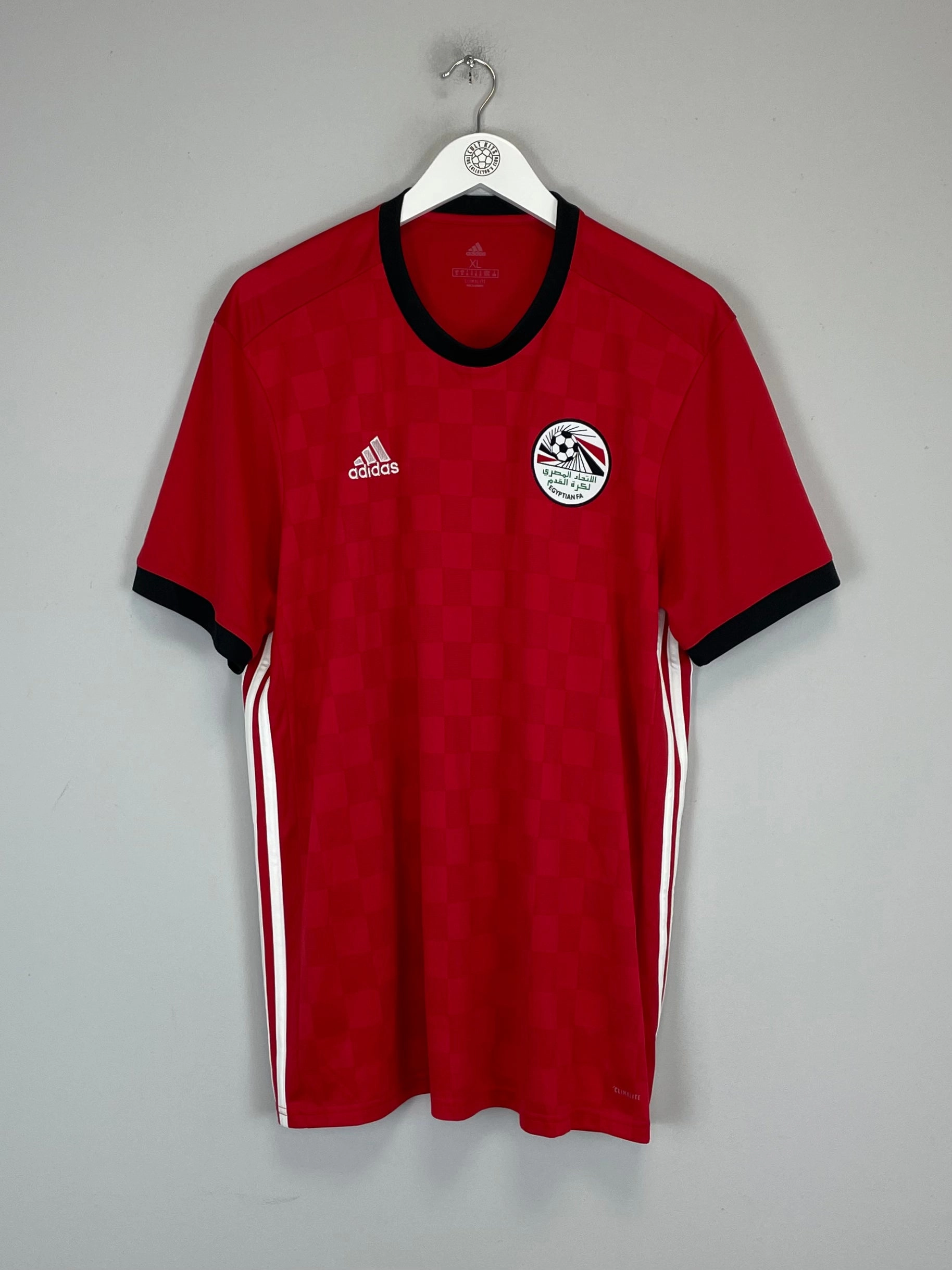 Ergonomic Pattern Design 2018/19 EGYPT HOME SHIRT (XL) ADIDAS