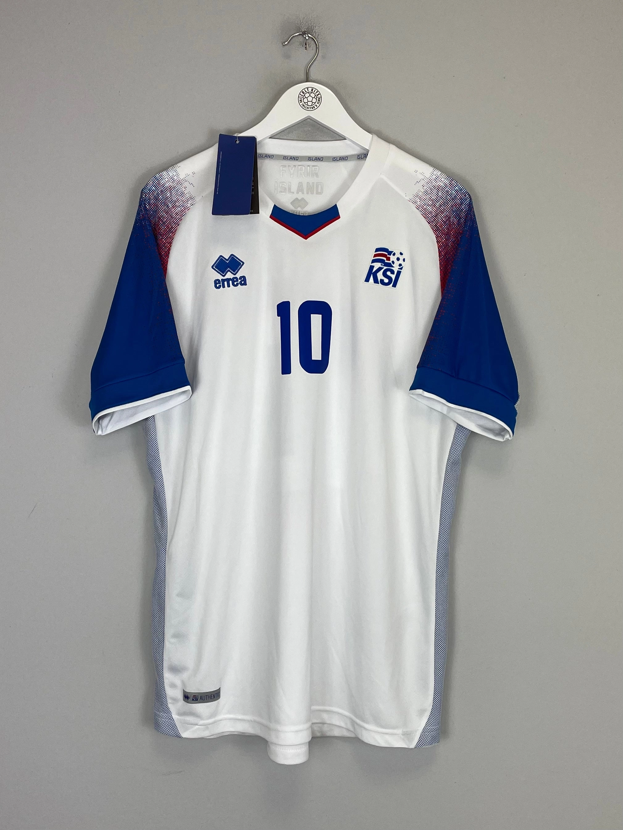 Stretch Zones Warm Day Wear 2018/19 ICELAND SIGURDSSON #10 *BNWT* HOME SHIRT (XXL) ERREA