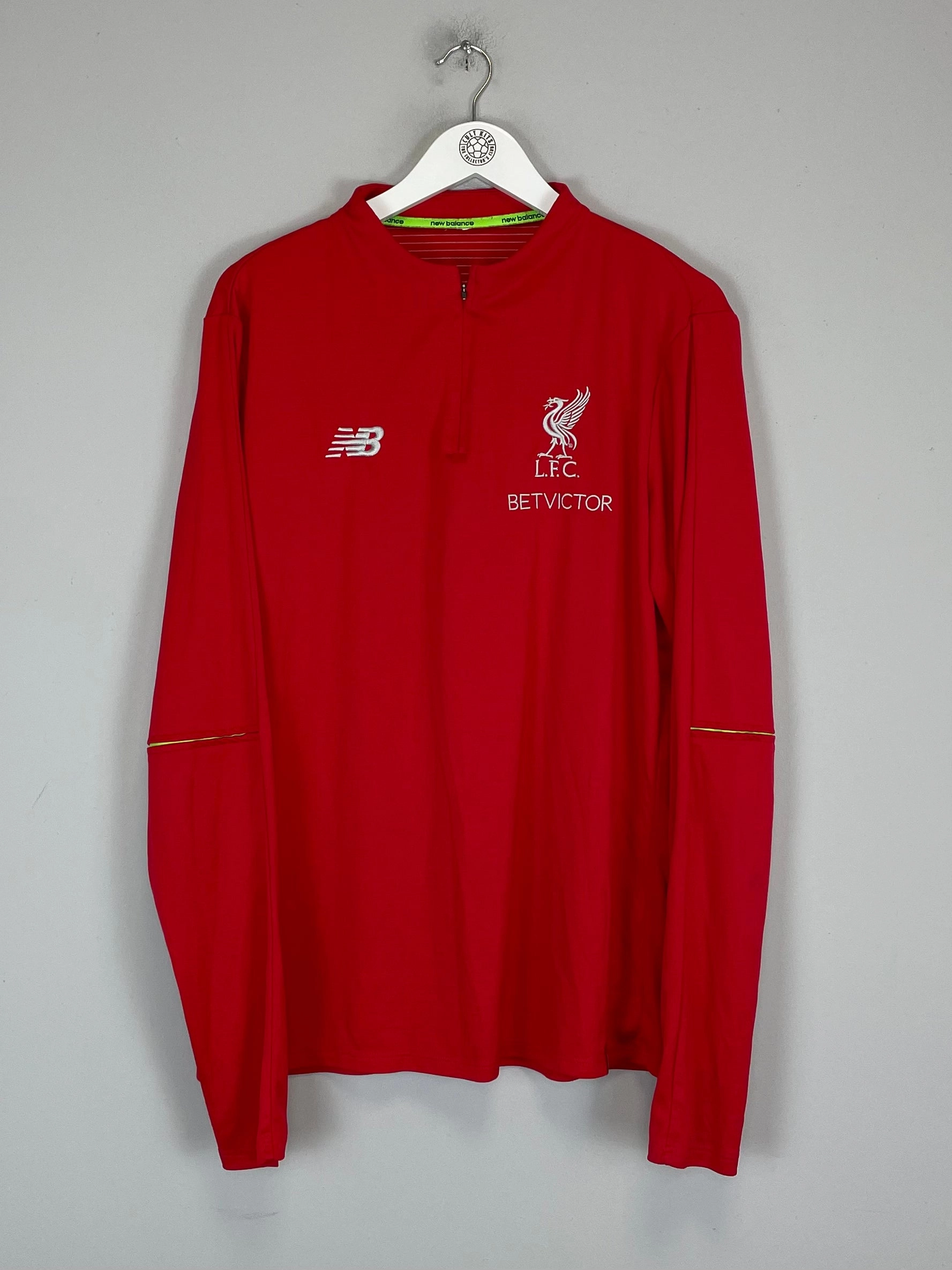 2018/19 LIVERPOOL 1/4 ZIP (XL) NEW BALANCE Streetwear Style