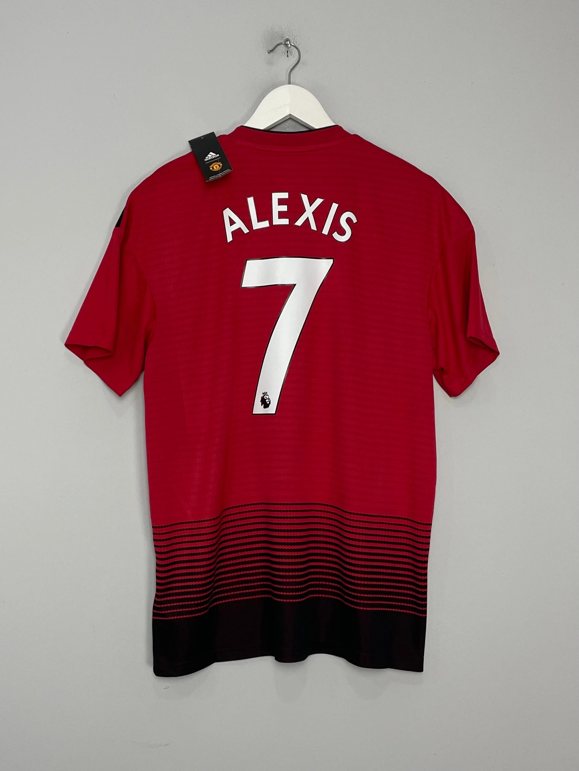 Molded Collar Architecture Double Layered Thermal Insulation 2018/19 MANCHESTER UNITED ALEXIS #7 *BNWT* HOME SHIRT (L) ADIDAS