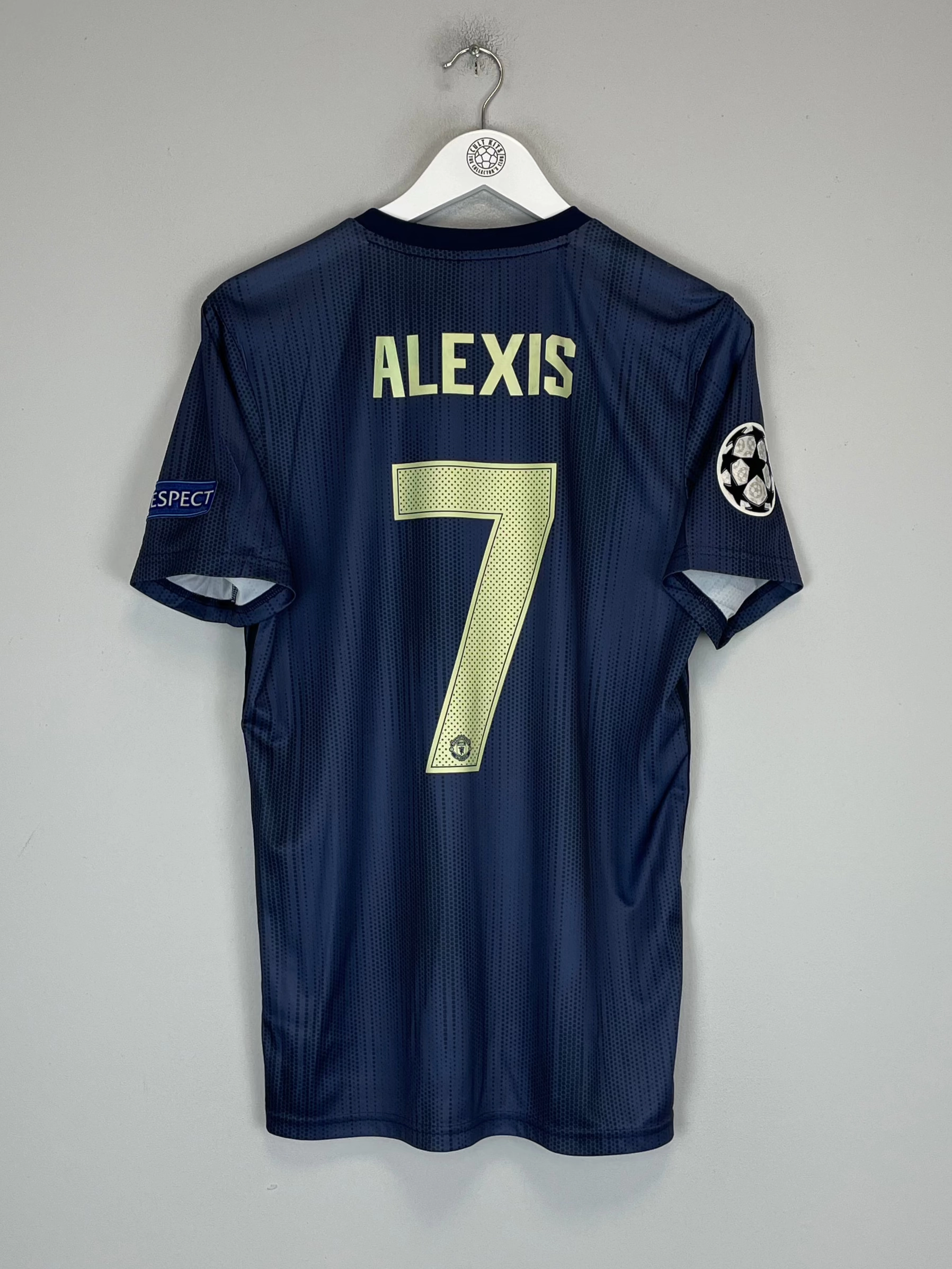 Performance Ready Bonded Hemline 2018/19 MANCHESTER UNITED ALEXIS #7 C/L THIRD SHIRT (M) ADIDAS