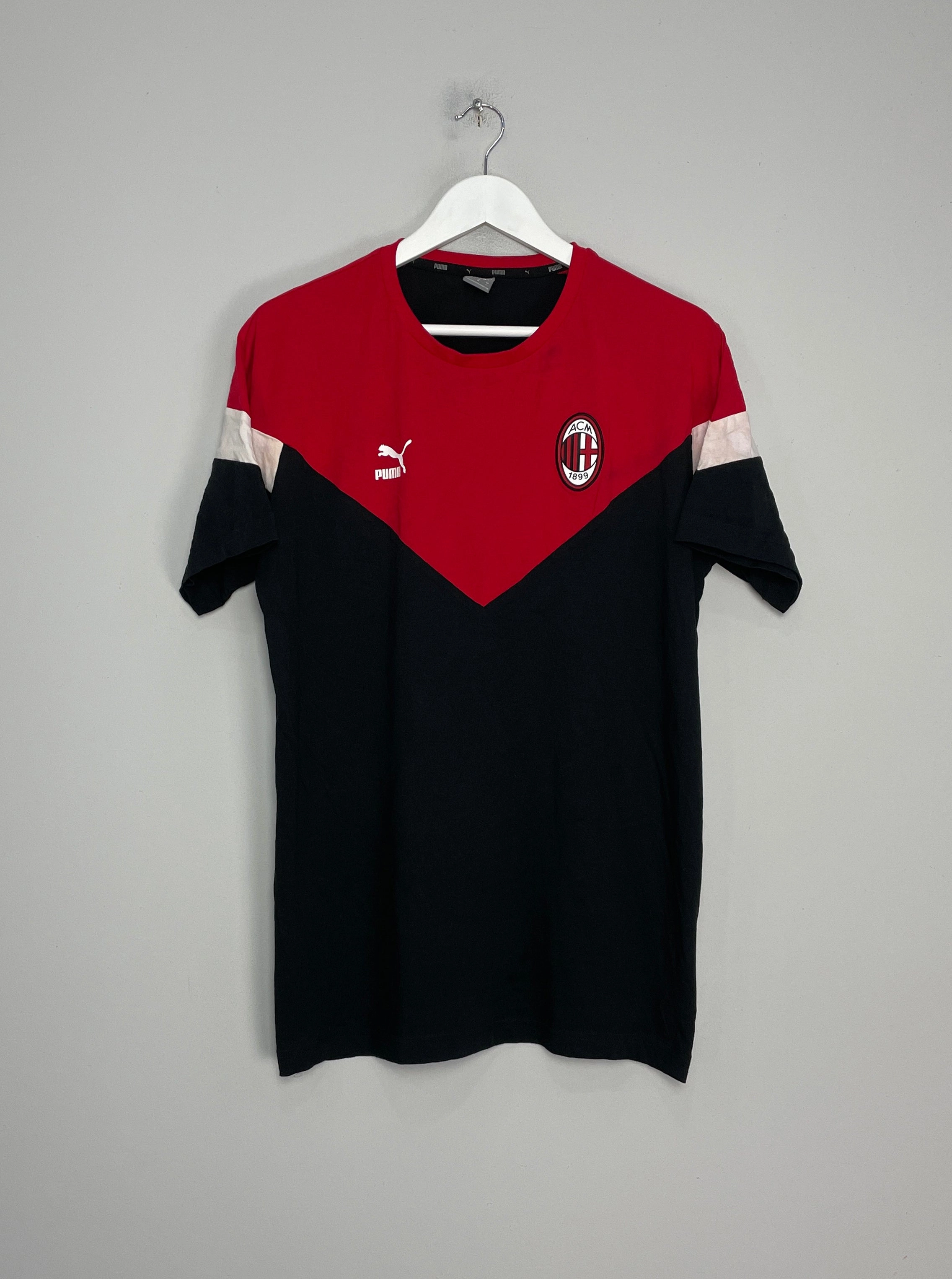 Temperature Regulating Material 2019/20 AC MILAN PUMA ICONIC T-SHIRT (L)