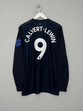 Moisture Wicking Design Ready To Move 2019/20 EVERTON CALVERT LEWIN #9 L/S THIRD SHIRT (L) UMBRO