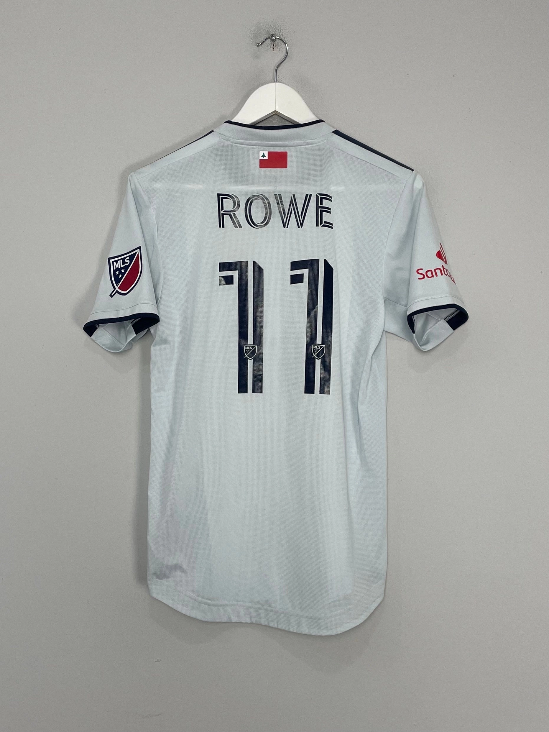 2019/20 NEW ENGLAND REVOLUTION ROWE #11 AUTHENTIC AWAY SHIRT (S) ADIDAS Reinforced Stitching