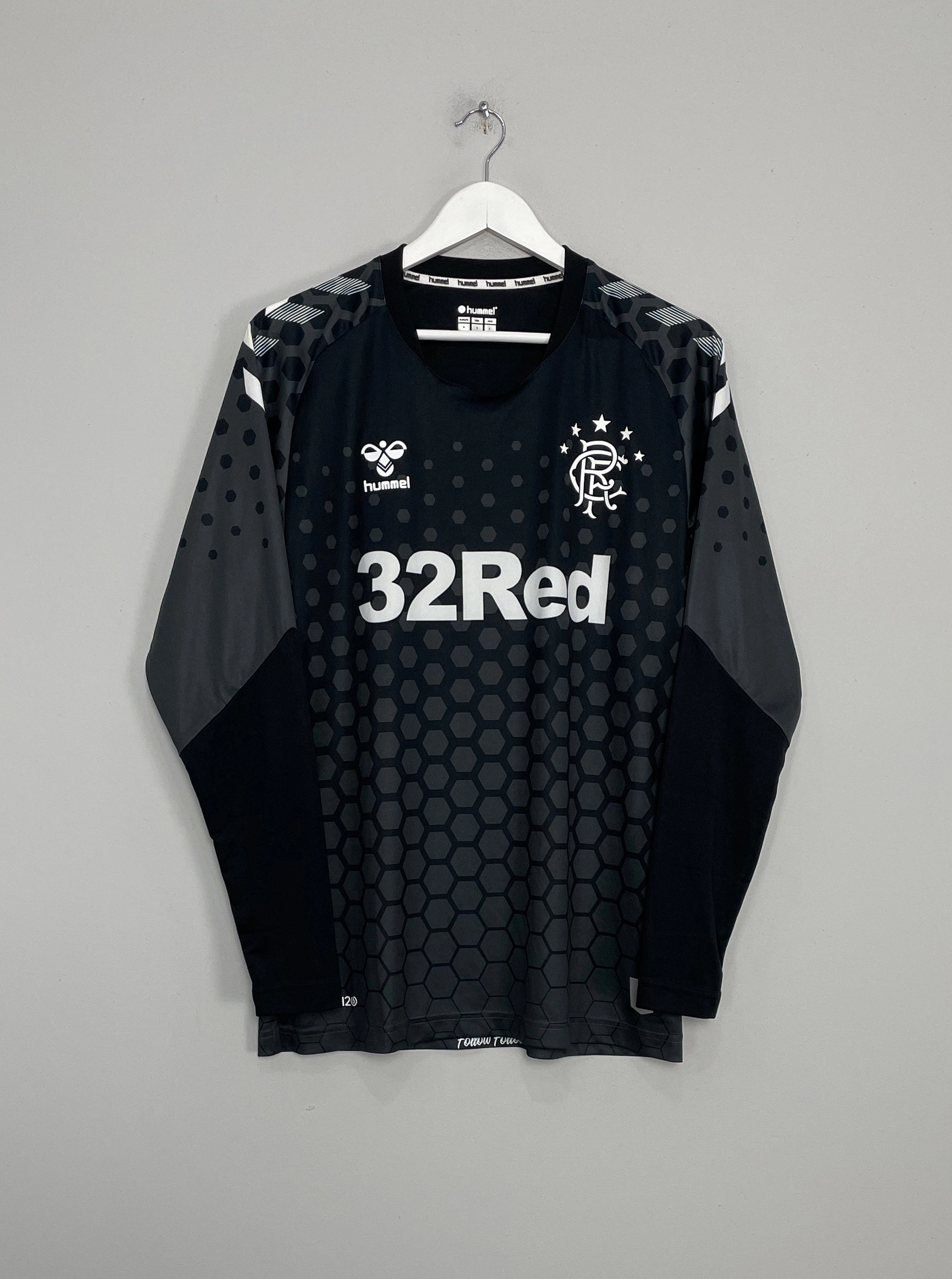 Rapid Evaporation Build Antimicrobial Treatment 2019/20 RANGERS AWAY GK SHIRT (M) HUMMEL