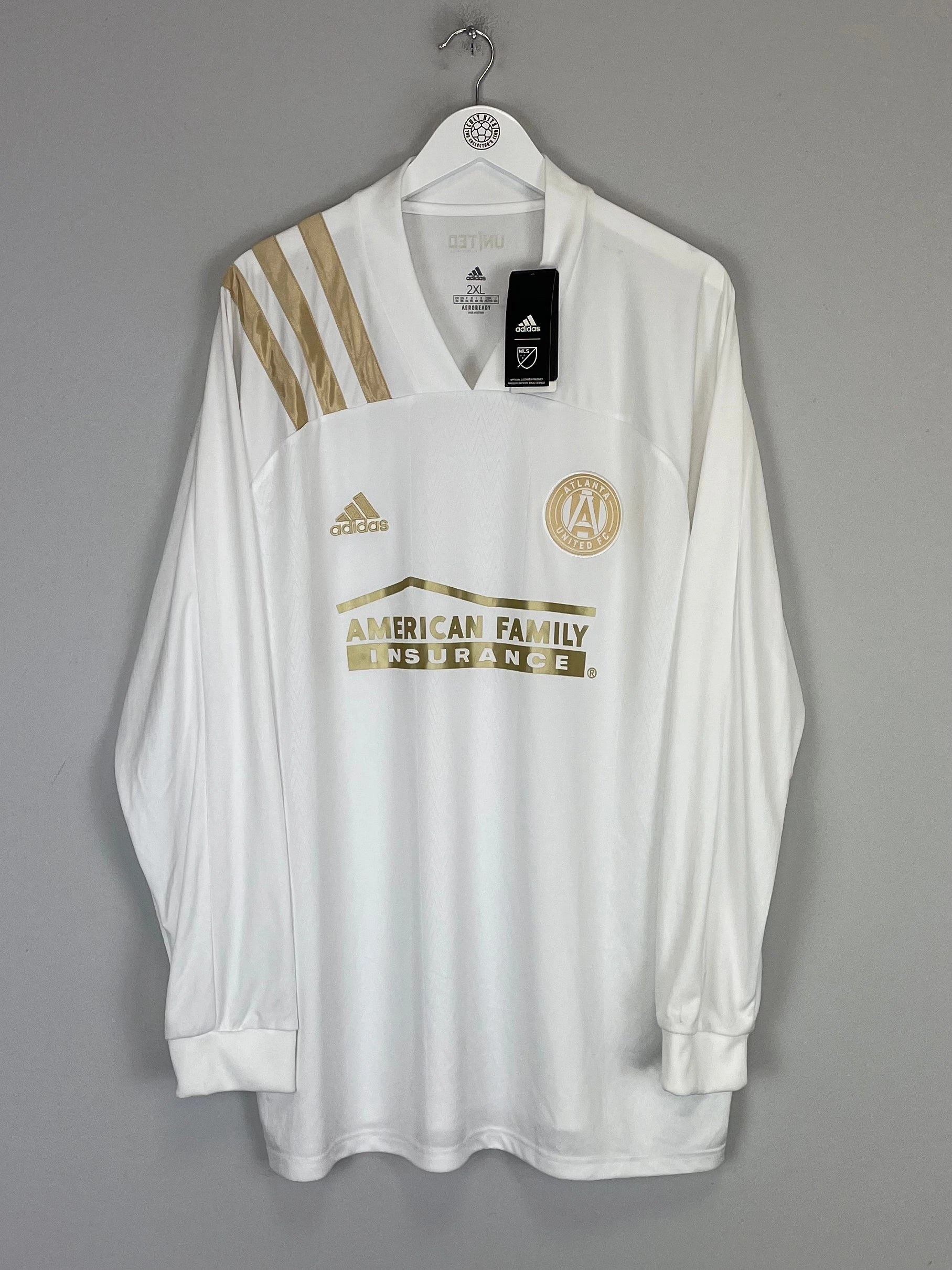 2020/21 ATLANTA UNITED *BNWT* L/S AWAY SHIRT (XXL) ADIDAS Low Impact Manufacturing